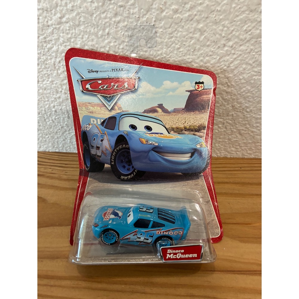 Disney Pixar Cars Dinoco McQueen Diecast Blue 1:55 Scale Toy Car New NIP